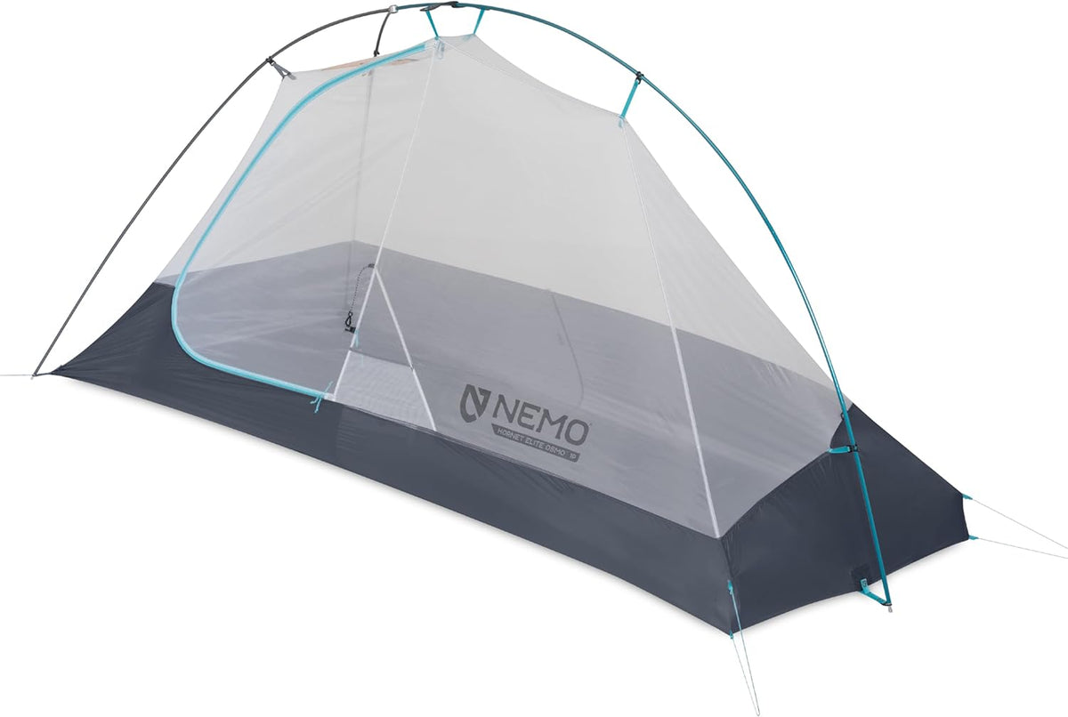 NEMO Apparatuur Hornet Elite OSMO Ultralight Backpacktent - Aluminium/Stormachtige Nacht - 2-persoons
