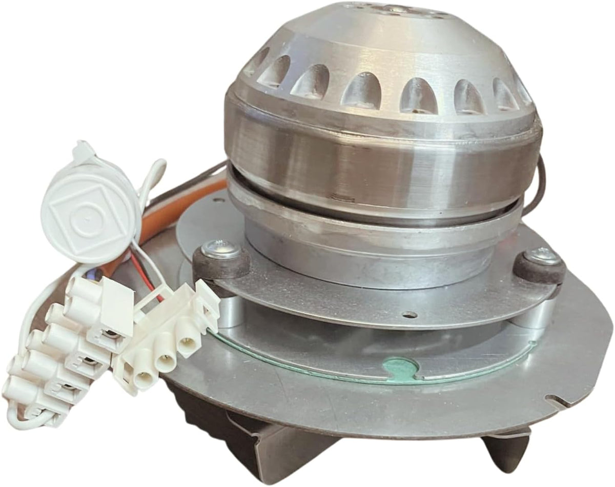 Rookafvoer EBM R2E150-AN91-13, roestvrij staal, 150 mm, 2400 tpm, 32 watt, pelet