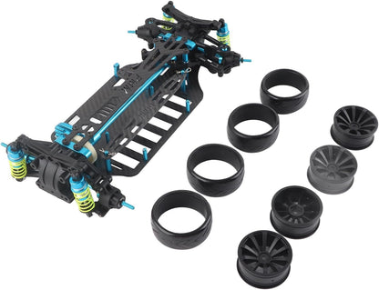 RC Auto Frame – RC Drift Frame – RC Wielbasis – RC Carrosserie – RC Onderstel – Koolstofvezel Chassis – Hoge Duurzaamheid – Krasbestendig