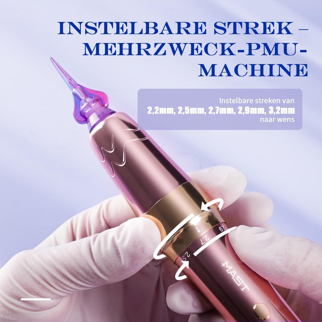 Professionele Draadloze Tattoo Machine – Tattoo Pen – Microblading Pen – Rotary Tattoo Gun – Permanent Make-up Tool – Lichtgewicht 121g – Verwisselbare Batterijen 900mAh