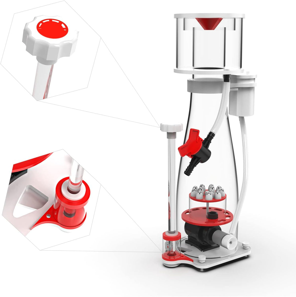 MagTool Aquarium in-Sump DC Protein Skimmer, met regelbare DC Pinwheel pomp voor maximaal 30-120 Gal Reef Tank (N130 Plus)