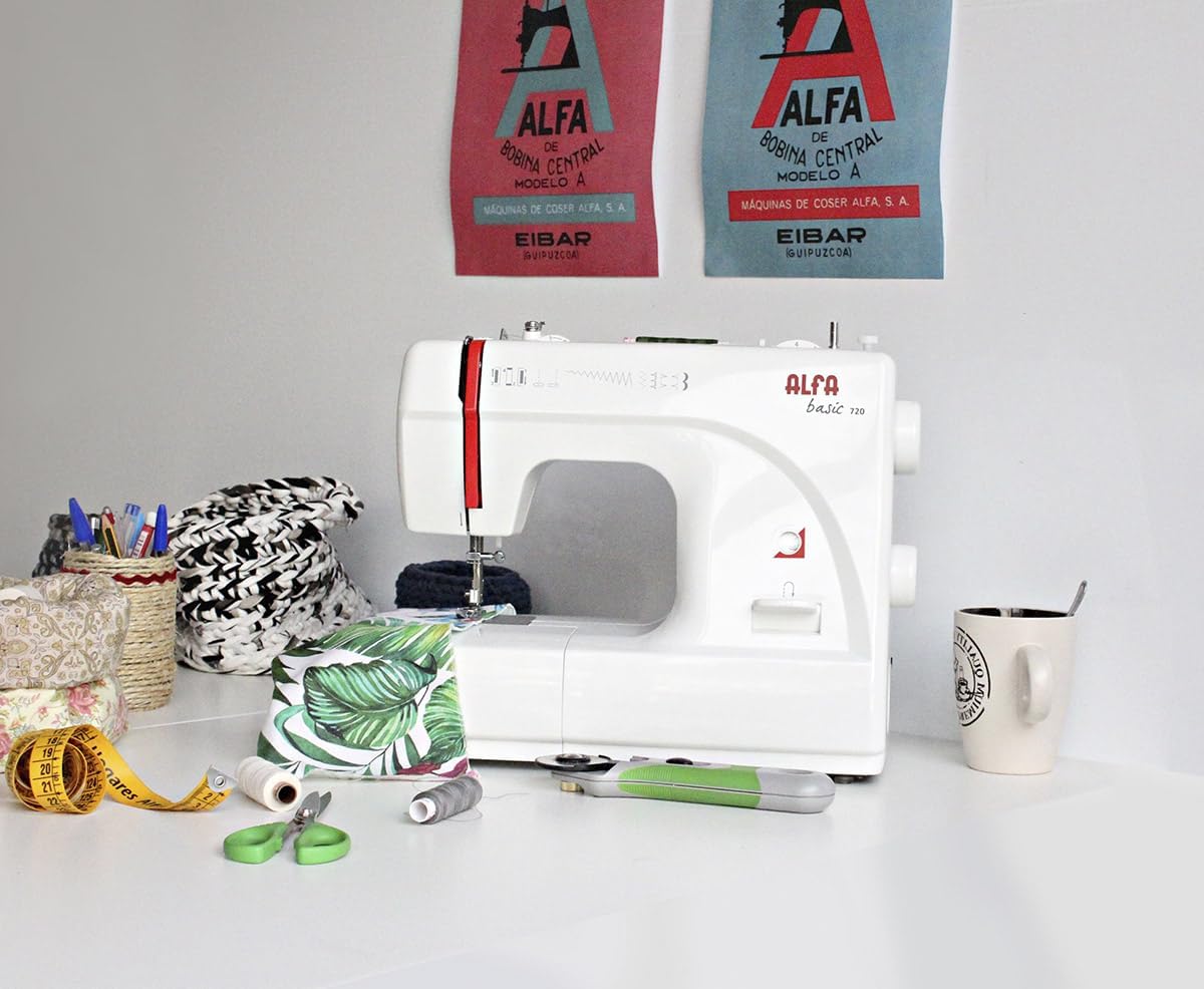 Naaimachine Wit – Stikmachine – Huishoudnaaimachine – Hobby Naaimachine – Jeans Naaimachine – 70 W Motor – 9 Steekontwerpen
