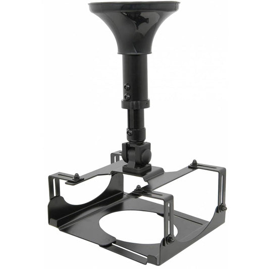 Verstelbare Projector-Plafondbeugel Met Kooi – Beamerbeugel – Beamerhouder – Plafondbeugel – Projectorhouder – 180° Kantelbaar – 360° Draaibaar – Zwart