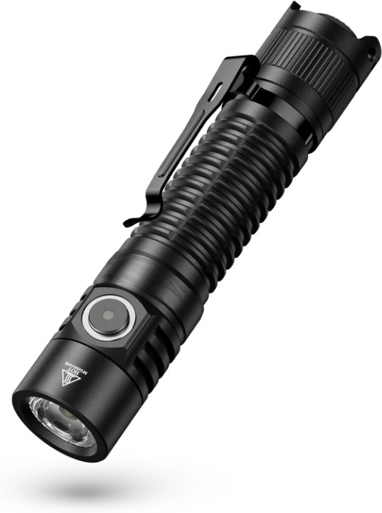 Zaklamp - Tactische Zaklamp - LED-buitenlamp - Krachtige - Oplaadbare - Draagbare - met Extreem Heldere - Batterij - voor Zoeken - Wandelen - Noodsituatie - USB - C - 2000Lm - 269m Lichtpad - 10V - ‎IP68 - Zwart