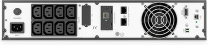 UPS – Ononderbroken Voeding – Noodstroomvoorziening – Noodvoeding – Back Up Voeding – 1000 VA / 1000 W – 19 Inch 2U Rackmontage