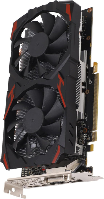 RX 580 8GB Gaming Grafische Kaart Dubbele Ventilatoren Desktop PC Plug-and-Play Stil Hoge Prestaties (580 8G D5)