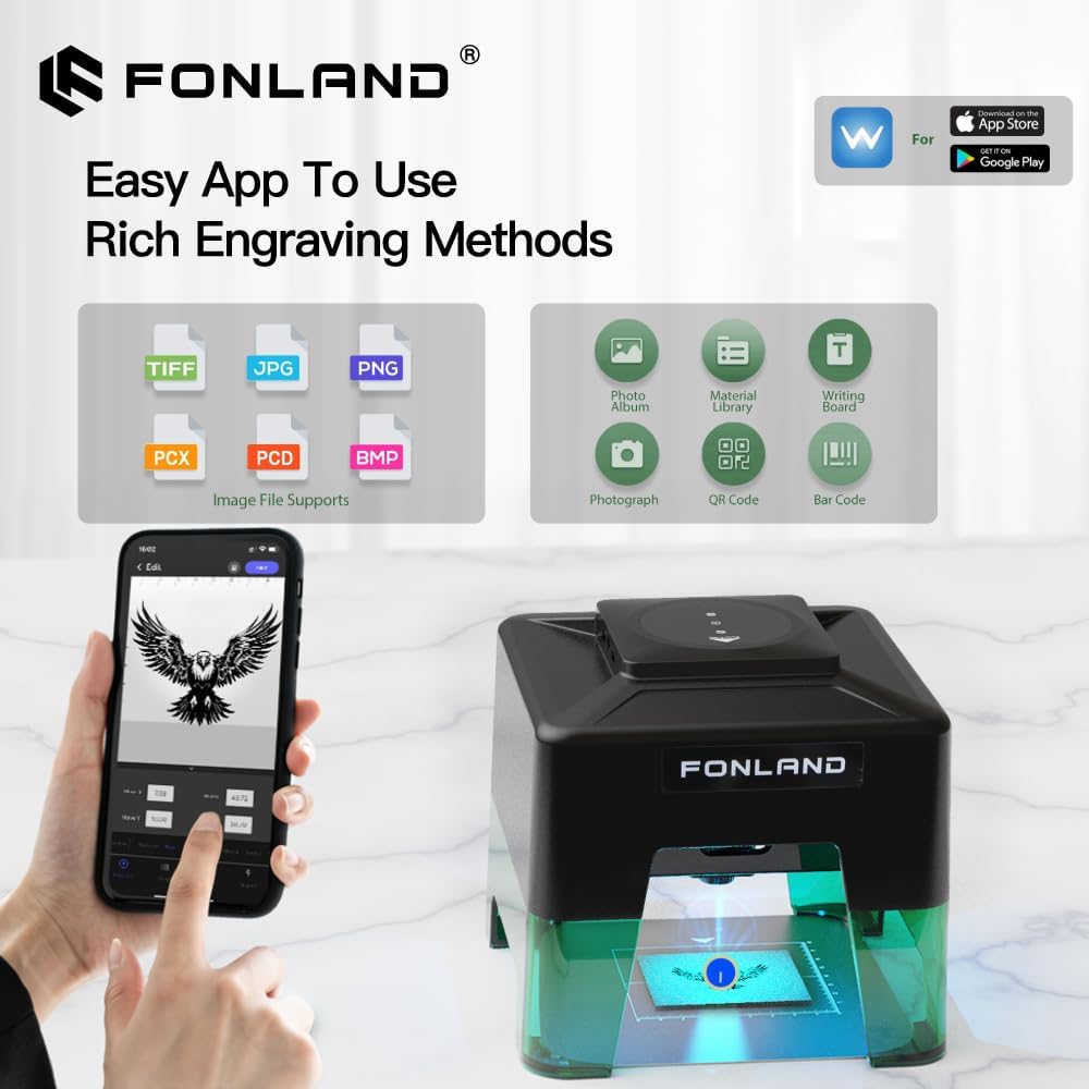 Mini lasergraveermachine, draagbaar, voor papier, leer, hout, kunststof, logo, CNC-graveermachine, doe-het-zelf graveergereedschap