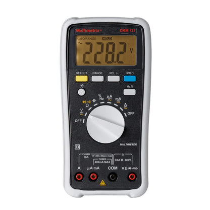 Multimetrix DMM 121 digitale multimeter CAT III 600V display (score): 4000