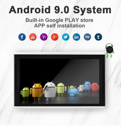Auto Hoofdsteun Video Spelers - 11.6 Inch 4K Universele Auto Tablet, Multimedia Speler Achterbank Entertainment Systeem 1+16G, Autovideo voor Android 9.0, Ondersteuning voor Meerdere Talen Engels