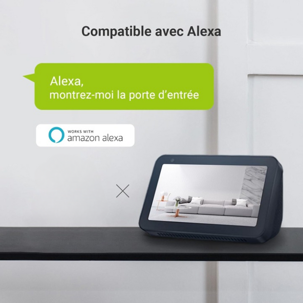 Beveiligingscamera Buiten - WiFi-bewakingscamera - Draadloze IP-camera - 4MP - met AI Menselijke Detectie-  30m Kleuren Nachtzicht - Alarmsirene - IP67 Waterdicht - Twee-weg audio - Wit