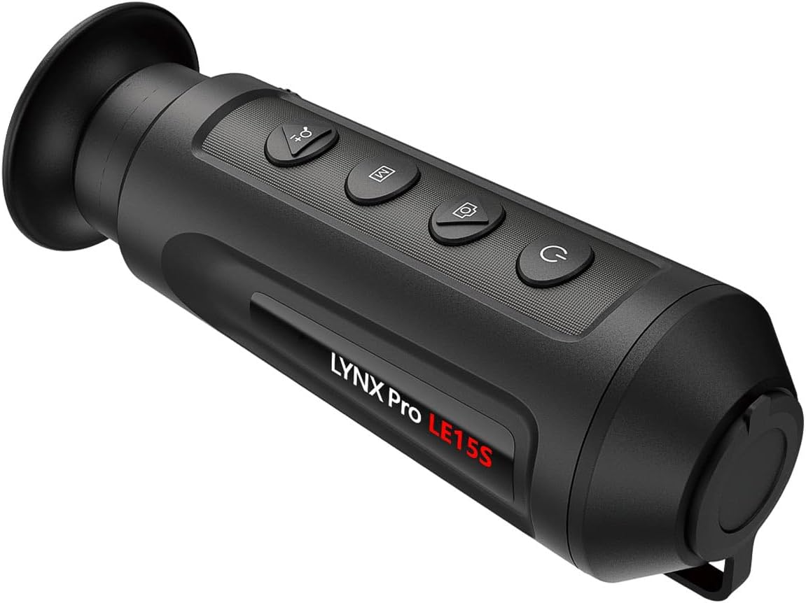 HIKMICRO Lynx S LE15S Draagbare warmtebeeld-monoculair/warmtebeeldcamera met oled-display, observatie en afstandsmeting, geïntegreerd 8 GB geheugen, WLAN-hotspot