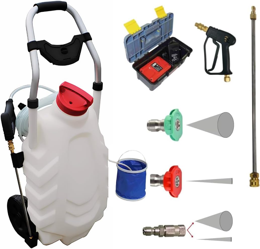 Accu Drukspuit – Elektrische Spuit – Batterij Spuit – Draagbare Spuit – Tuinspuit – 35 Liter Inhoud – 3 Uur Batterijduur