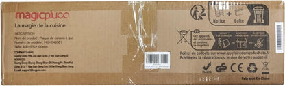 Gaskookplaat, 4 pitten, 60 cm, inbouwgasfornuis, stadsgas en fles, 8500 W