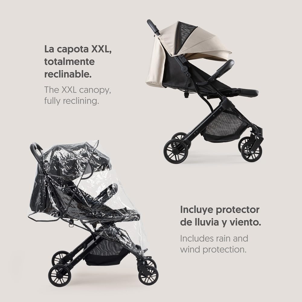 MINIMUM PLUS SPACE kinderwagen tot 22 kg - kap beige vervangbaar