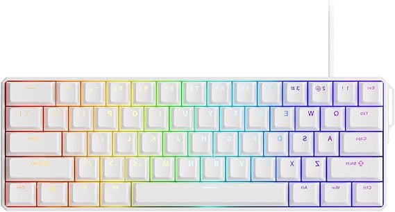 Mechanisch Toetsenbord – Gaming Keyboard – Compact Toetsenbord – 60% Keyboard – Bedraad Toetsenbord – CNC Aluminium – Ultraprecieze Triggerinstelling – 8000 Hz Polling Rate