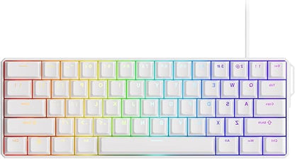 Mechanisch Toetsenbord – Gaming Keyboard – Compact Toetsenbord – 60% Keyboard – Bedraad Toetsenbord – CNC Aluminium – Ultraprecieze Triggerinstelling – 8000 Hz Polling Rate