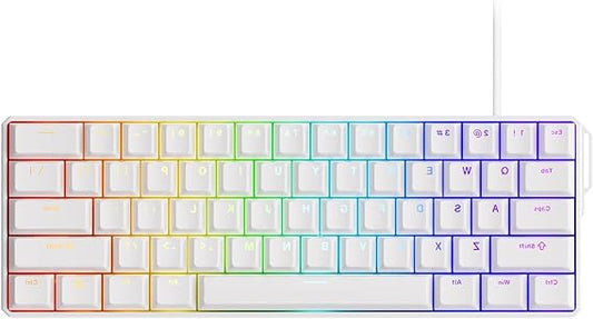 Mechanisch Toetsenbord – Gaming Keyboard – Compact Toetsenbord – 60% Keyboard – Bedraad Toetsenbord – CNC Aluminium – Ultraprecieze Triggerinstelling – 8000 Hz Polling Rate