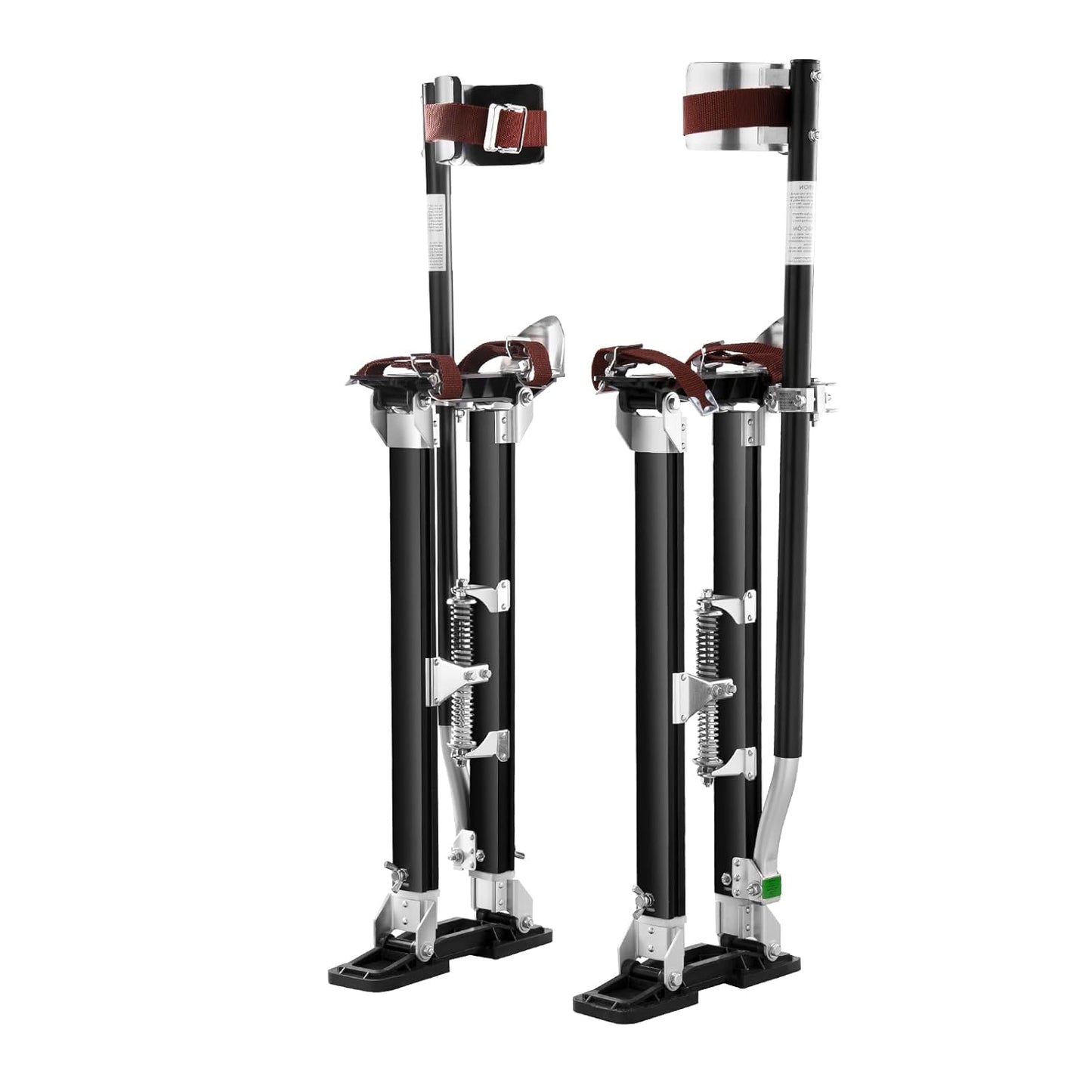VEVOR Werkplekken van aluminiumlegering, verstelbare hoogte van 61-101,6 cm, voor schilders, draagvermogen 103 kg, gipsplaten, voetmaat 27-29 cm, voor schilderen, decoratie, zwart