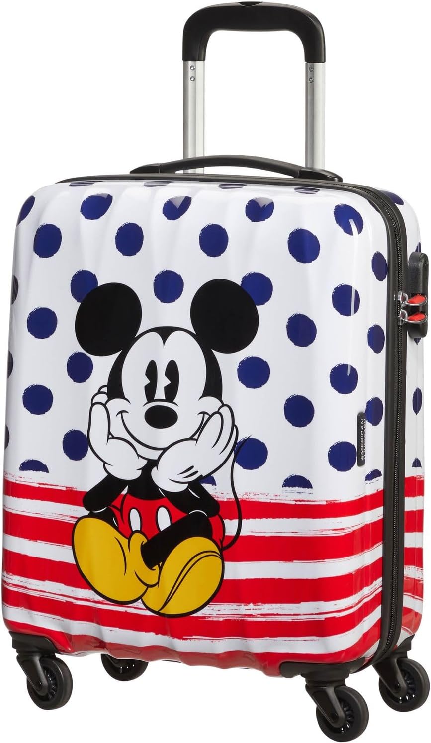 American Tourist Disney Legends - Spinner S, Children's Bagage, 55 cm, 36 L, veelkleurige (Mikcey Blue Dots)