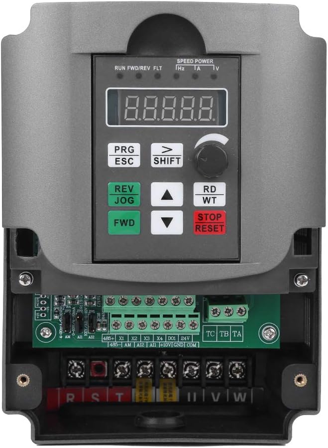 Motor controller, single-phase, 220V, three-phase, 380V, 5.5kW, high torque, low frequency, non-inductive vector control for crushers, grinders, wa