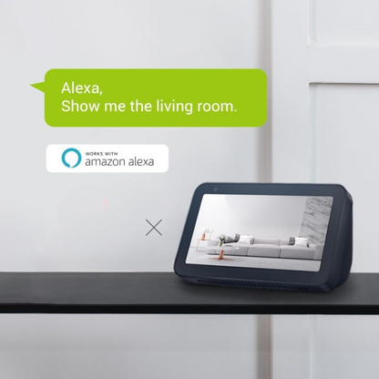 Beveiligingscamera Binnen - WiFi-bewakingscamera - Set van 2 - Draadloos Babycamera - met APP - 1080P wifi-camera  - voor Thuis - 12m Nachtzicht - Bewegingsdetectie - Alarm - Tweewegaudio - 130° Kijkhoek - Wit