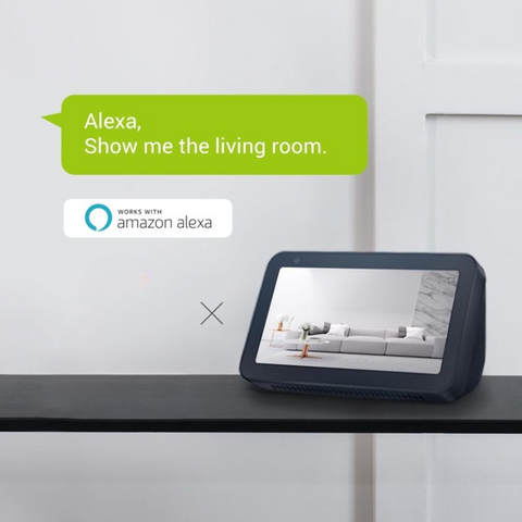Beveiligingscamera Binnen - WiFi-bewakingscamera - Set van 2 - Draadloos Babycamera - met APP - 1080P wifi-camera  - voor Thuis - 12m Nachtzicht - Bewegingsdetectie - Alarm - Tweewegaudio - 130° Kijkhoek - Wit