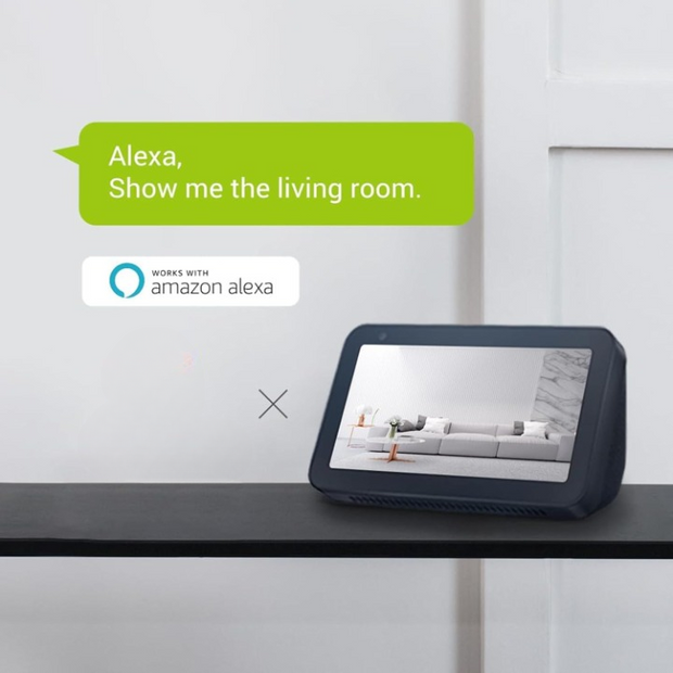 Beveiligingscamera Binnen - WiFi-bewakingscamera - Set van 2 - Draadloos Babycamera - met APP - 1080P wifi-camera  - voor Thuis - 12m Nachtzicht - Bewegingsdetectie - Alarm - Tweewegaudio - 130° Kijkhoek - Wit
