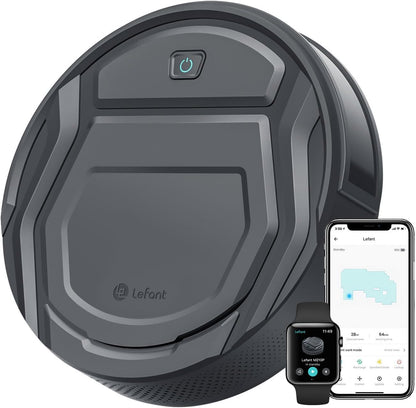 Lefant Robotstofzuiger M210P, Dun & Stil, 2200 Pa Zuigkracht, WiFi/Bluetooth/Alexa & App, 6 Reinigingsmodi, Zelfopladend, Tot 120 Min Looptijd, Ideaal Voor Dierenharen, Harde Vloeren & Tapijt