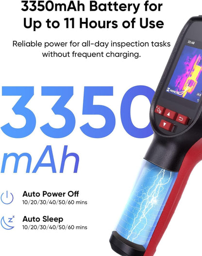Thermische Camera – Warmtebeeldcamera – Infraroodcamera – Warmte Detector – Isolatiecamera – SuperScene Slimme Scèneherkenning – 240 x 240 Haarscherpe Resolutie – 11 Uur Batterijduur