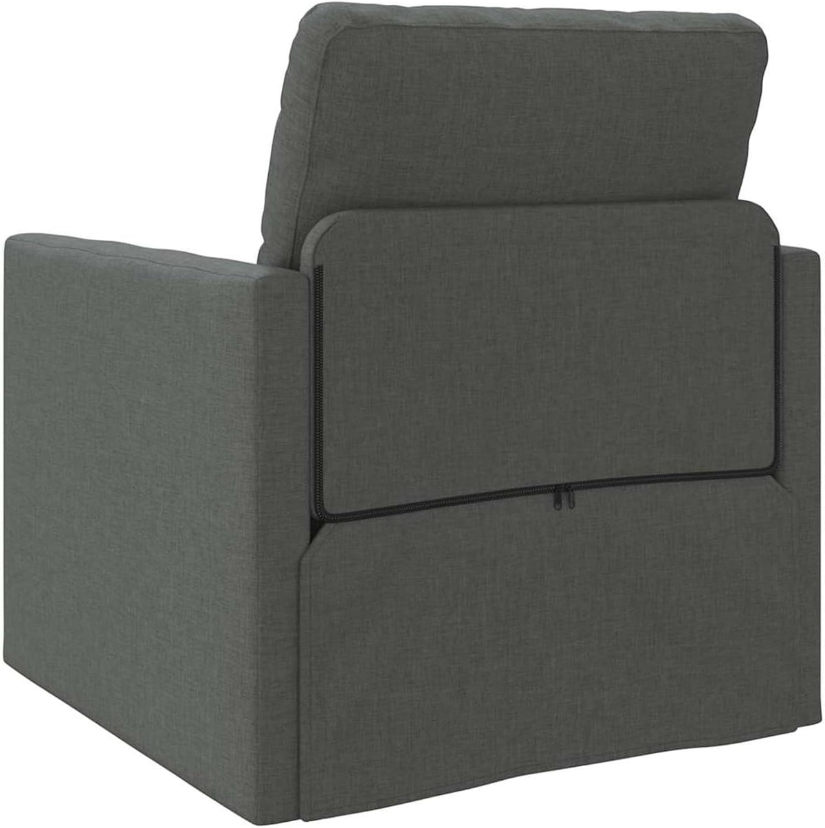 Gecheer Floor Sofa Bed 2-in-1 Dark Grey 74x77x81cm Fabric, Multifunctional Bed Day Bed Folding Sofa Bed for Living Room Student Bude and Small Apartments 4106622 - QUORE
