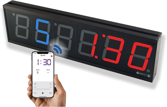 Flex Timer - Fitness Timer Digitale Klok - Gym Edition - Bediening via mobiele app via Bluetooth