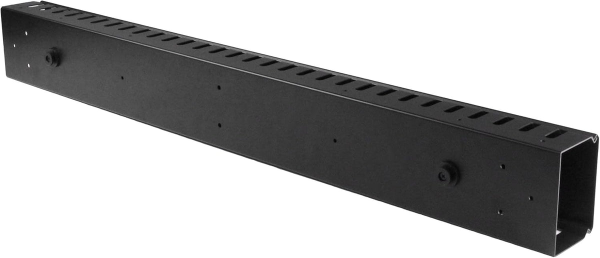 Verticale kabelmanager voor 40U racks – Kabelmanagementpaneel – Kabelgeleider – Kabelgoot – Serverkast kabelbeheer – 0U ontwerp – 1,8 m totale lengte
