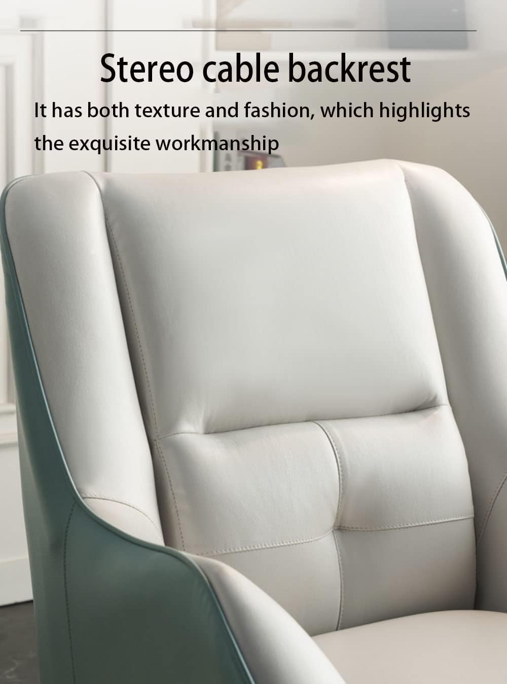 Fauteuil – Armstoel – Leunstoel – Lounge Stoel – Relaxstoel – Hoge Rugleuning – Ademend Stof – Inclusief Voetsteun – Compact Design – Patchwork Bekleding