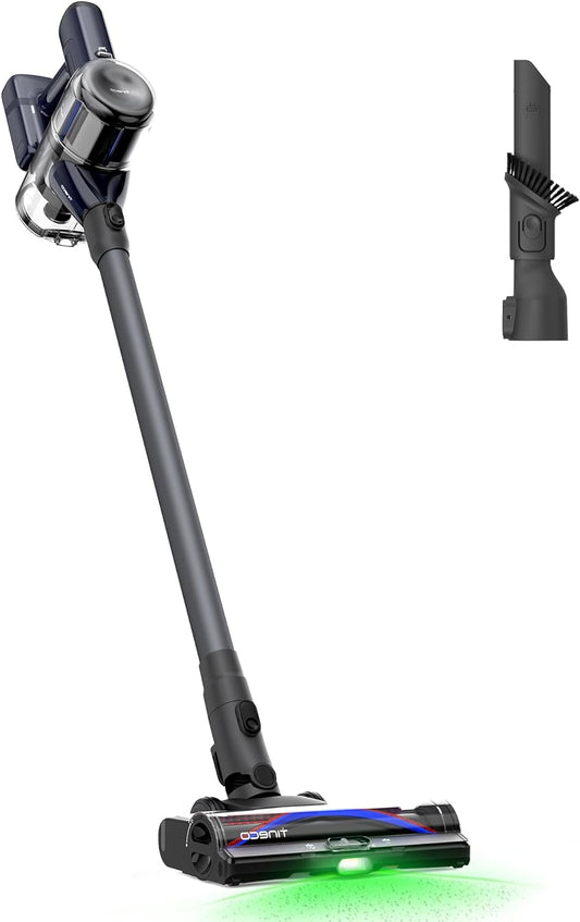 Draadloze Steelstofzuiger – Steelstofzuiger – Handstofzuiger – Snoerloze Stofzuiger – Zakloze Stofzuiger – 150 AW Zuigkracht – 95 Minuten Accuduur - QUORE