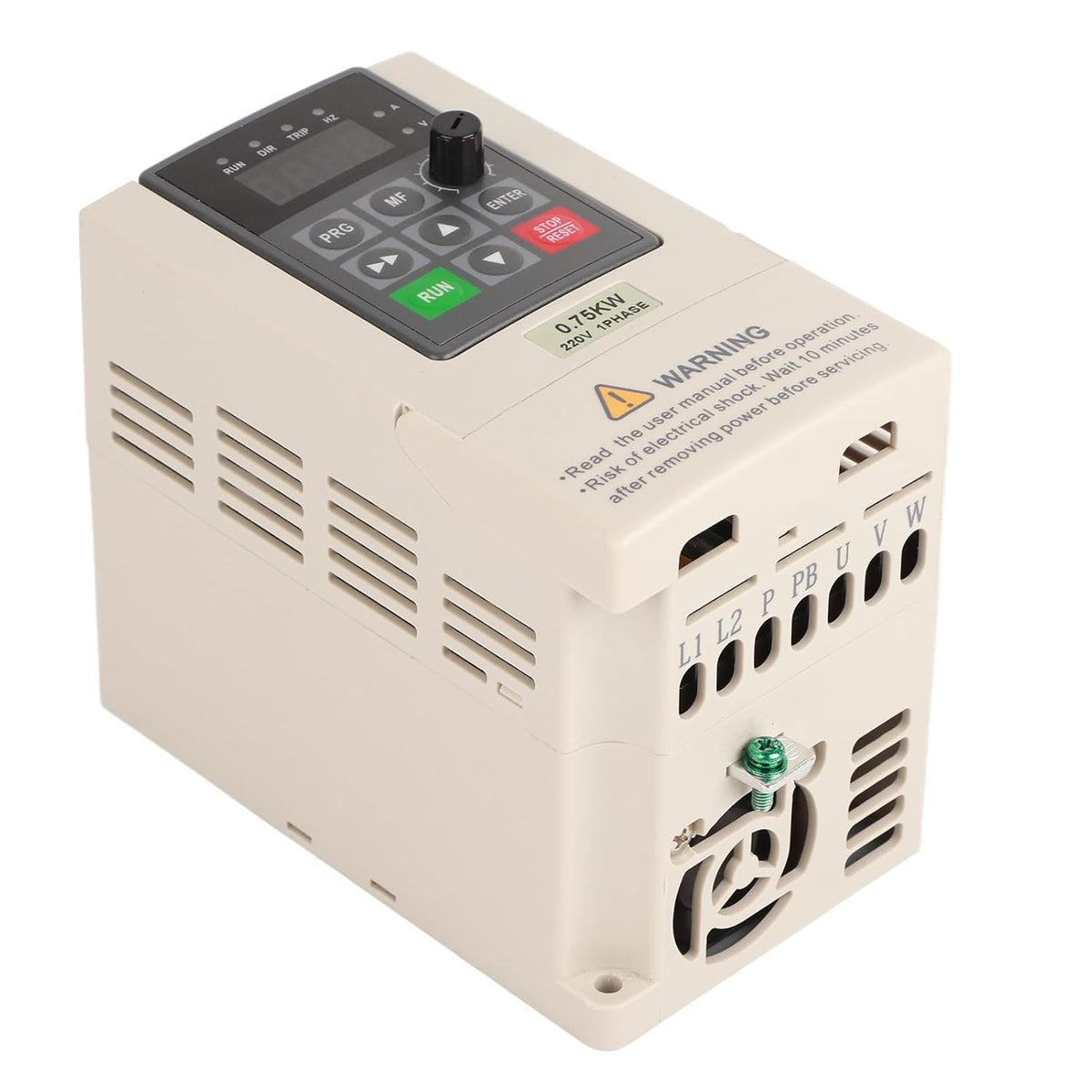 VFD, eenfasige ingangs-/uitgangs-omvormer met variabele frequentieaandrijving met PAM-besturing 220 V serie JLS-E-2S voor spindeltoerental, vermogensomvormer (0,75 mm)