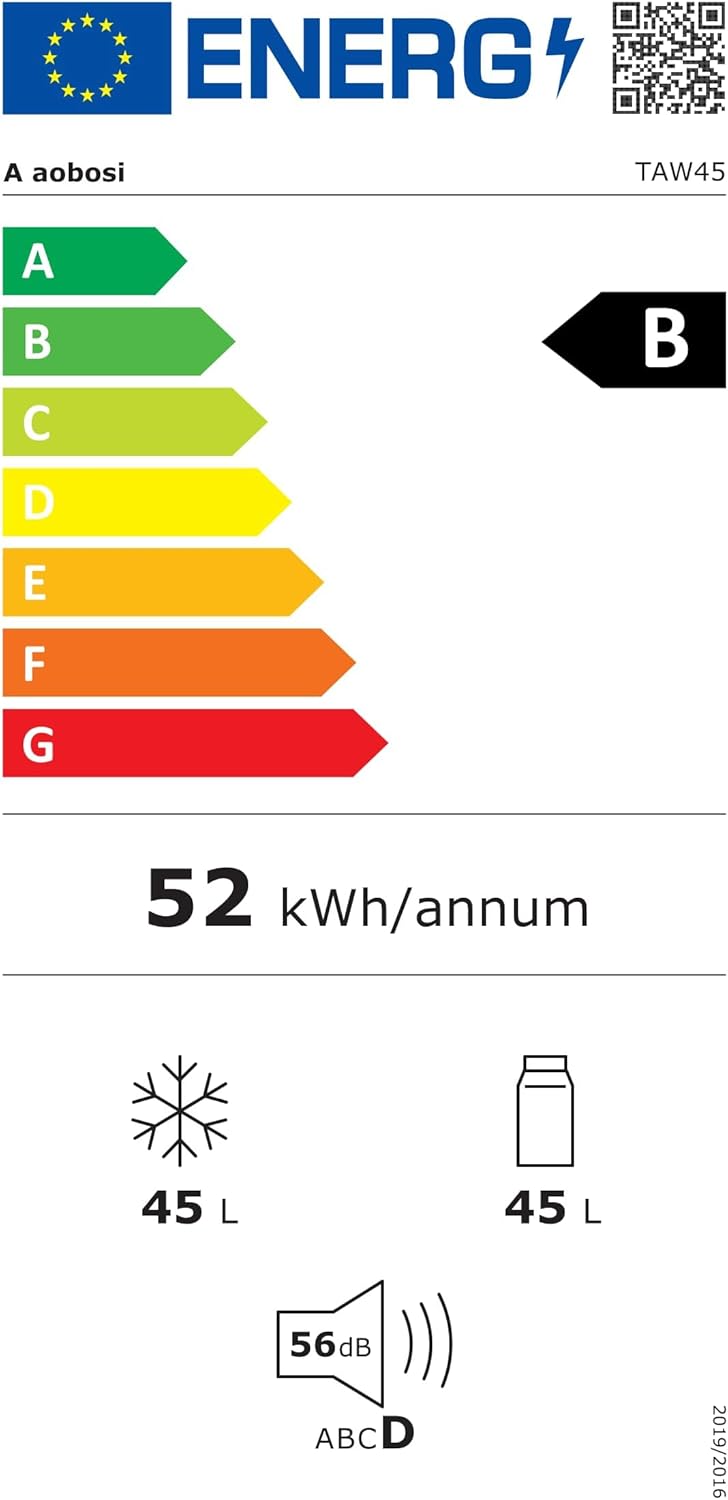 AAOBOSI Koelbox voor de auto, 45 liter, met USB-aansluiting, twee zones en dubbele deuren, elektrische koelbox tot -20 °C, voor auto, vrachtwagen, boot, camper, camping