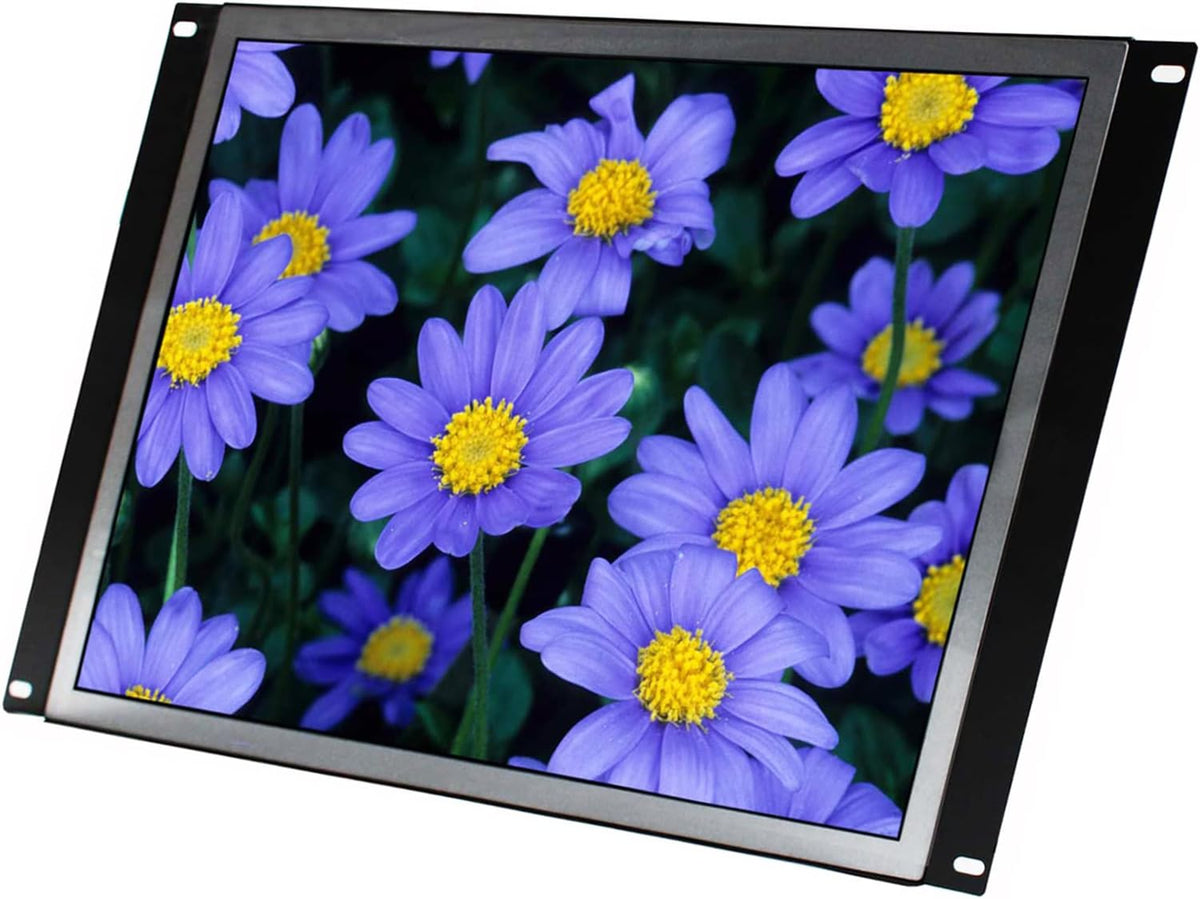Industriële Monitor – Draagbaar Scherm – IPS Display – LCD Monitor – 15 Inch Beeldscherm – 1024x768 Resolutie – HDMI VGA DVI Aansluitingen – Robuuste Metalen Behuizing – Helder 300 cd/m² Scherm