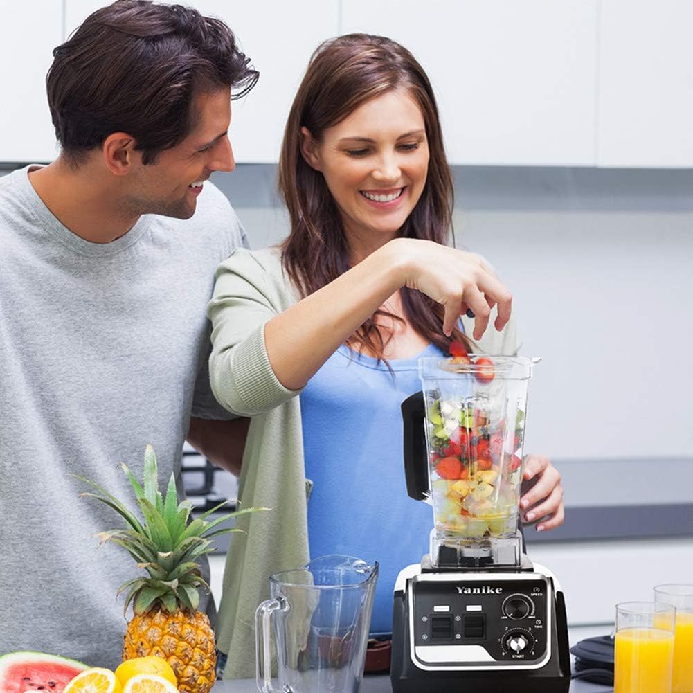 Professionele blender, 2200 W, huishoudelijke en commerciële high-performance mixer voor shakes en smoothies met 2 liter BPA-vrije Tritan-kruk, timer (blender)