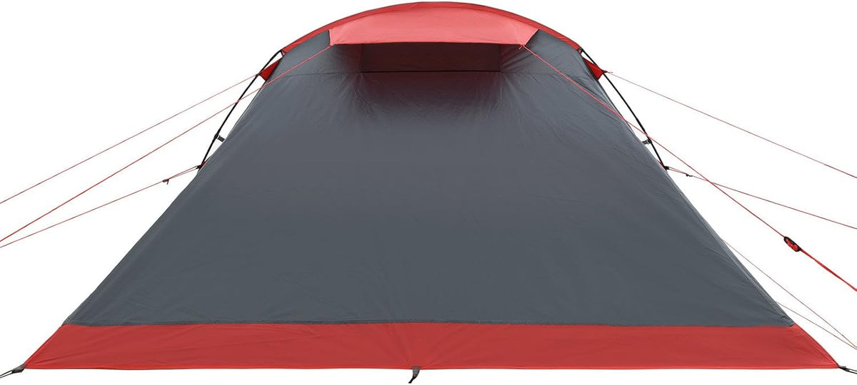 Justcamp Lake 6 Gezinstent (vis-à-vis tent) koepeltent voor 6 personen, 2 slaapcabines