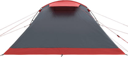 Justcamp Lake 6 Gezinstent (vis-à-vis tent) koepeltent voor 6 personen, 2 slaapcabines