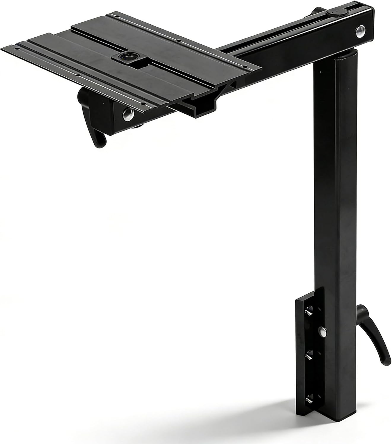 Afneembare Rechthoekige Marine/RV Tafel, Afneembare Draaibare Tafelpoot 360° Rotatie, Afneembaar Tafelpoot Systeem voor RV, Boot, Ponton, Jachten Recreatieve Voertuig Boot