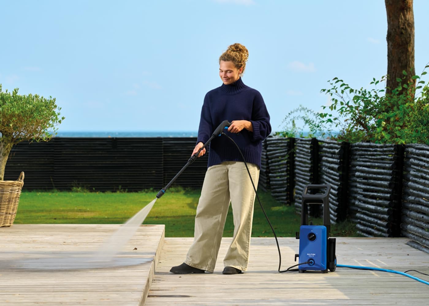 Hogedrukreiniger – Waterdrukreiniger – Buitenreiniger – Terrasreiniger – Autoreiniger – 120 Bar Werkdruk – 1600 Watt Motor