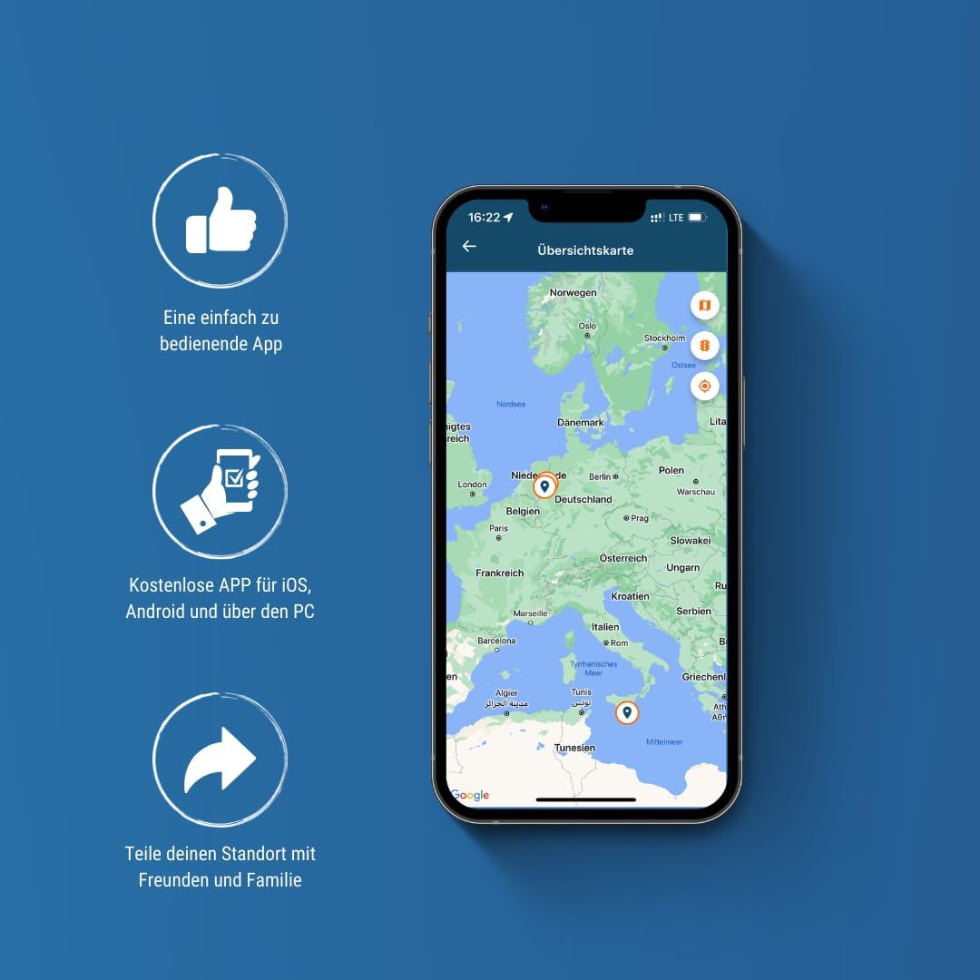EverFind GPS-tracker voor caravans: tot 6 jaar batterijduur, geen maandelijkse abonnementen, magnetische bevestiging, IP68