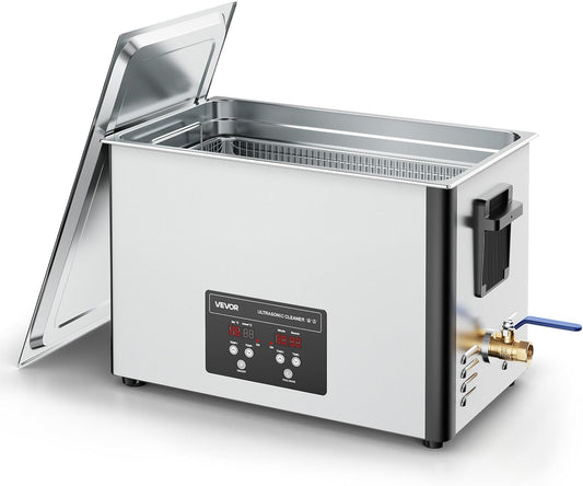 Ultrasone Reiniger – Ultrasoon Reinigingsapparaat – Sieradenreiniger – Industriële Reinigingsmachine – Digitale Ultrasoonreiniger – 30 Liter Inhoud – 40kHz & 480W Vermogen