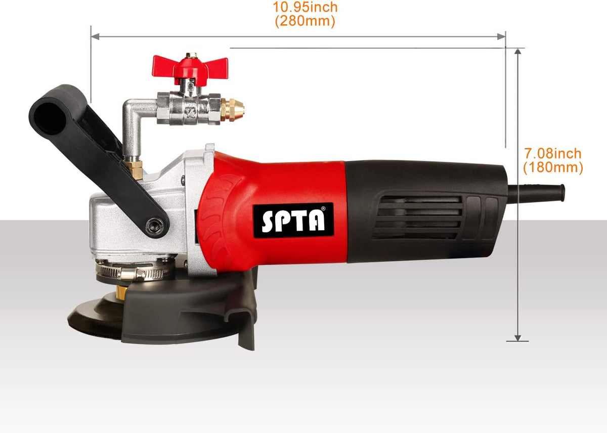SPTA 230 V 800 W waterpolijstmachine, nat polijstmachine, elektrisch, voor steen, met variabele snelheid, voor marmer, beton, graniet, terras