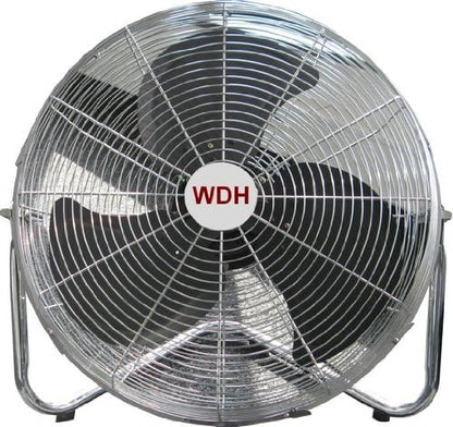 Metalen Vloerventilator – Vloerventilator – Staande Ventilator – Industriële Ventilator – Werkplaatsventilator – 50 Cm Ventilatorkop – Robuuste Metalen Uitvoering