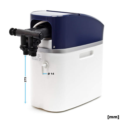 Waterontharder – Waterverzachter – Ontkalker – Kalkverwijderaar – Zoutontharder – Volautomatisch met display – 500 l/u en 10 kg zoutreservoir