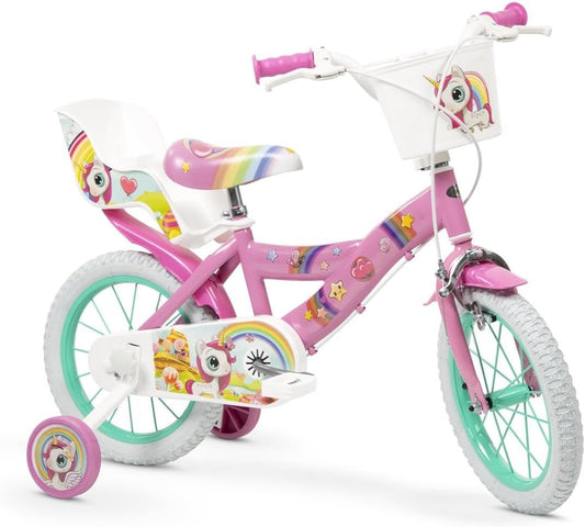 TOIMSA Eenhoorn-fiets, 35,6 cm (14 inch), 4/6 jaar