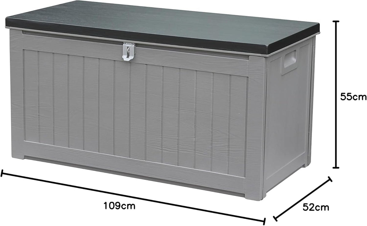 Linea Garden Friend Baúl de plástico 270 L. Medidas 109 x 52 x 55 cm