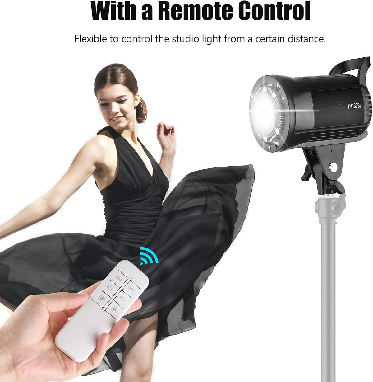 LED Fotografie Fill Light – Studio Videolamp – Fotolamp – Continu Licht – Led Studiolicht – 135W Vermogen – 3000K-5600K Dimbaar